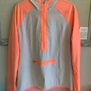 Lululemon Stash N Dash Dune & Pop Orange Pullover